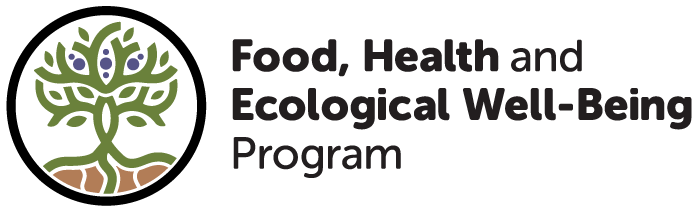 Logo for the Food, Health, and Ecological Well-Being Program