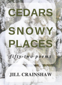 Cover art for "Cedars in Snow Places" by School of Divinity faculty member Jill Crainshaw
