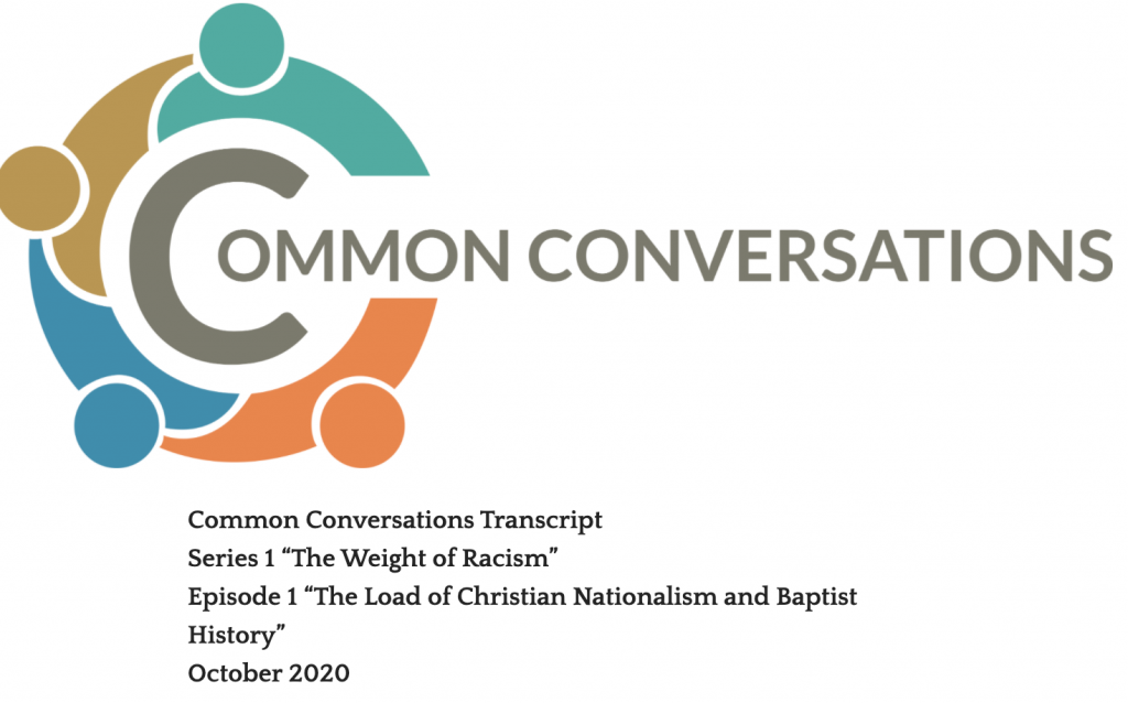Common Conversations Series 1 Episode 1 Transcript