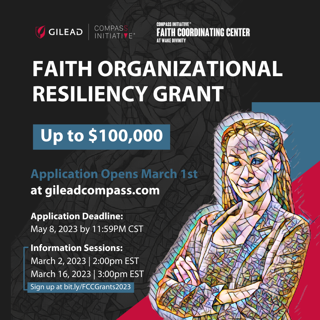 Faith Organizational Resiliency Grant Information
