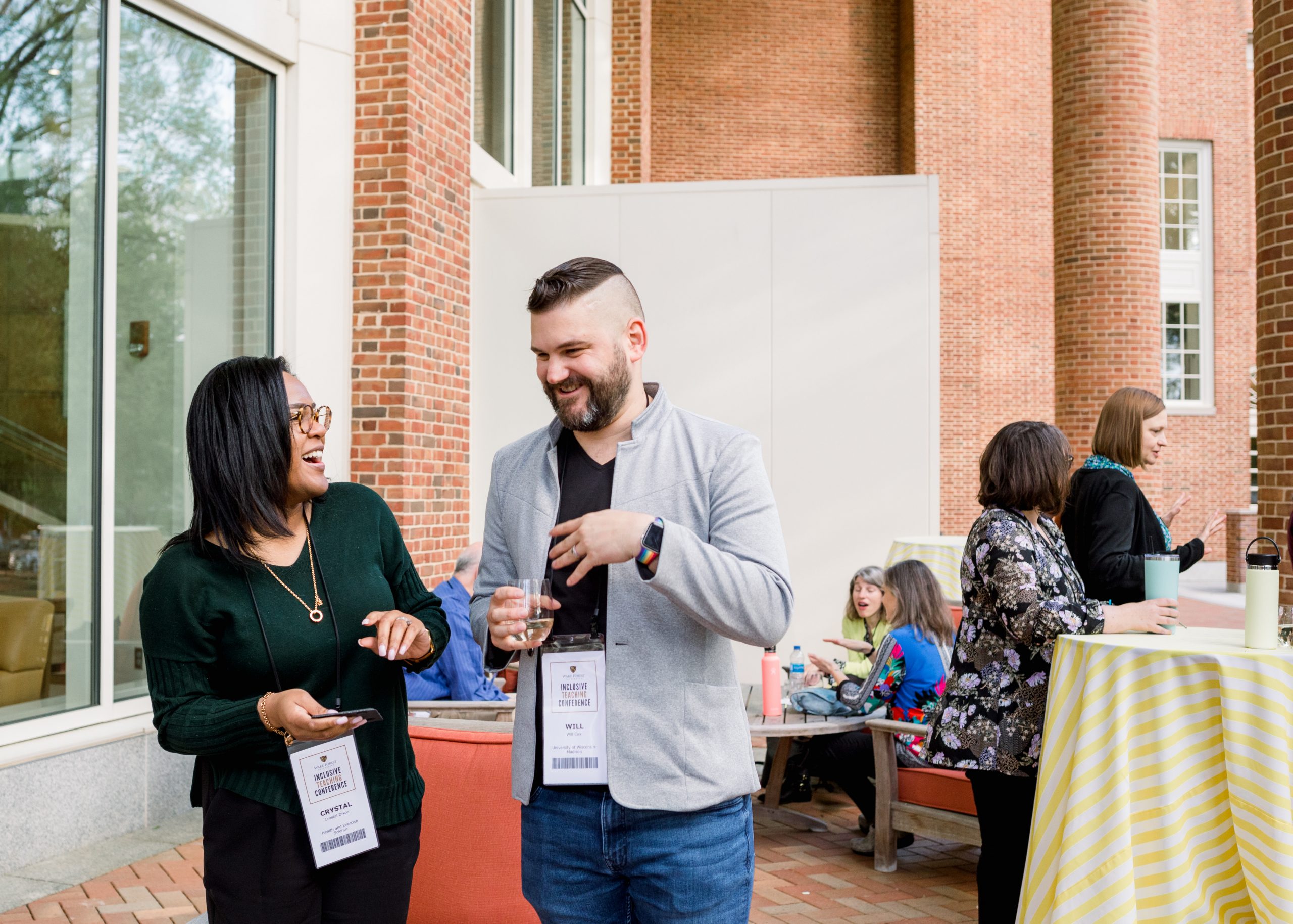 Faculty at Reception