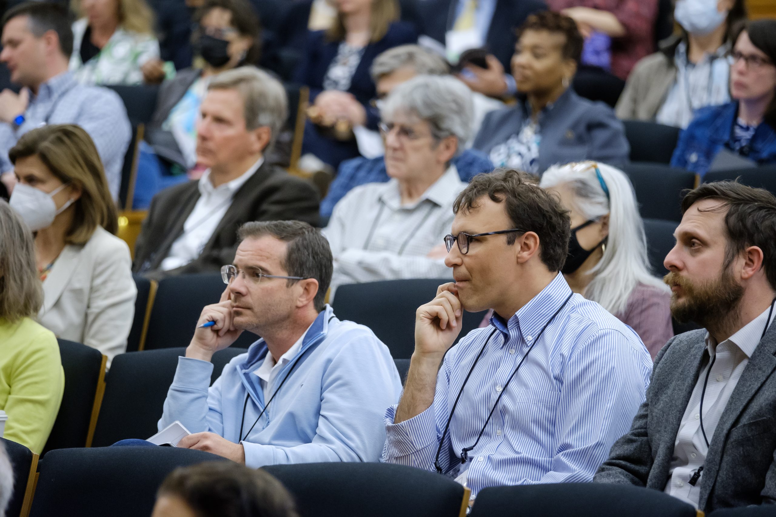 Audience watching
