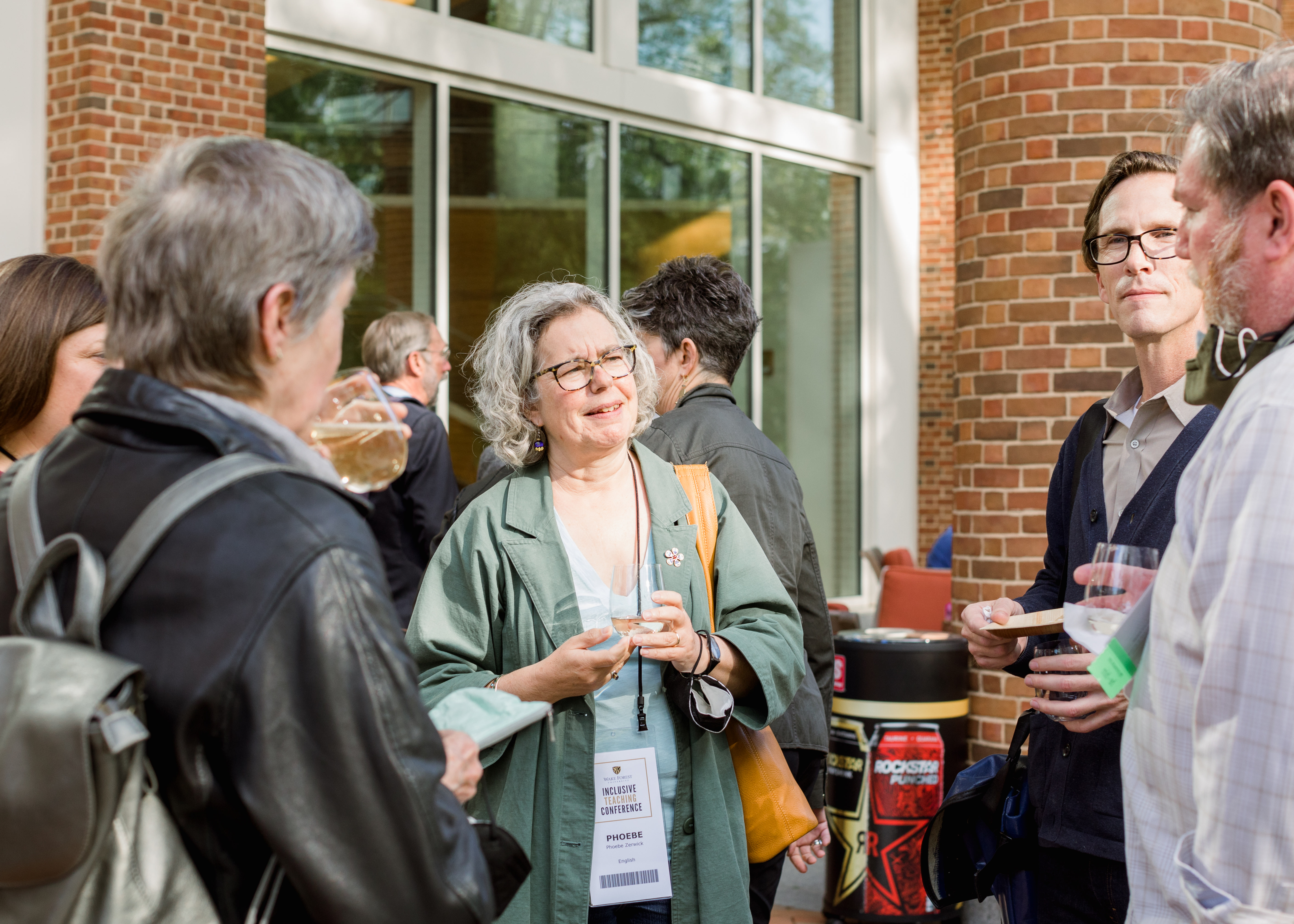 Wake Forest University holds teaching conference reception in Farrell Hall, April 21st 2022.