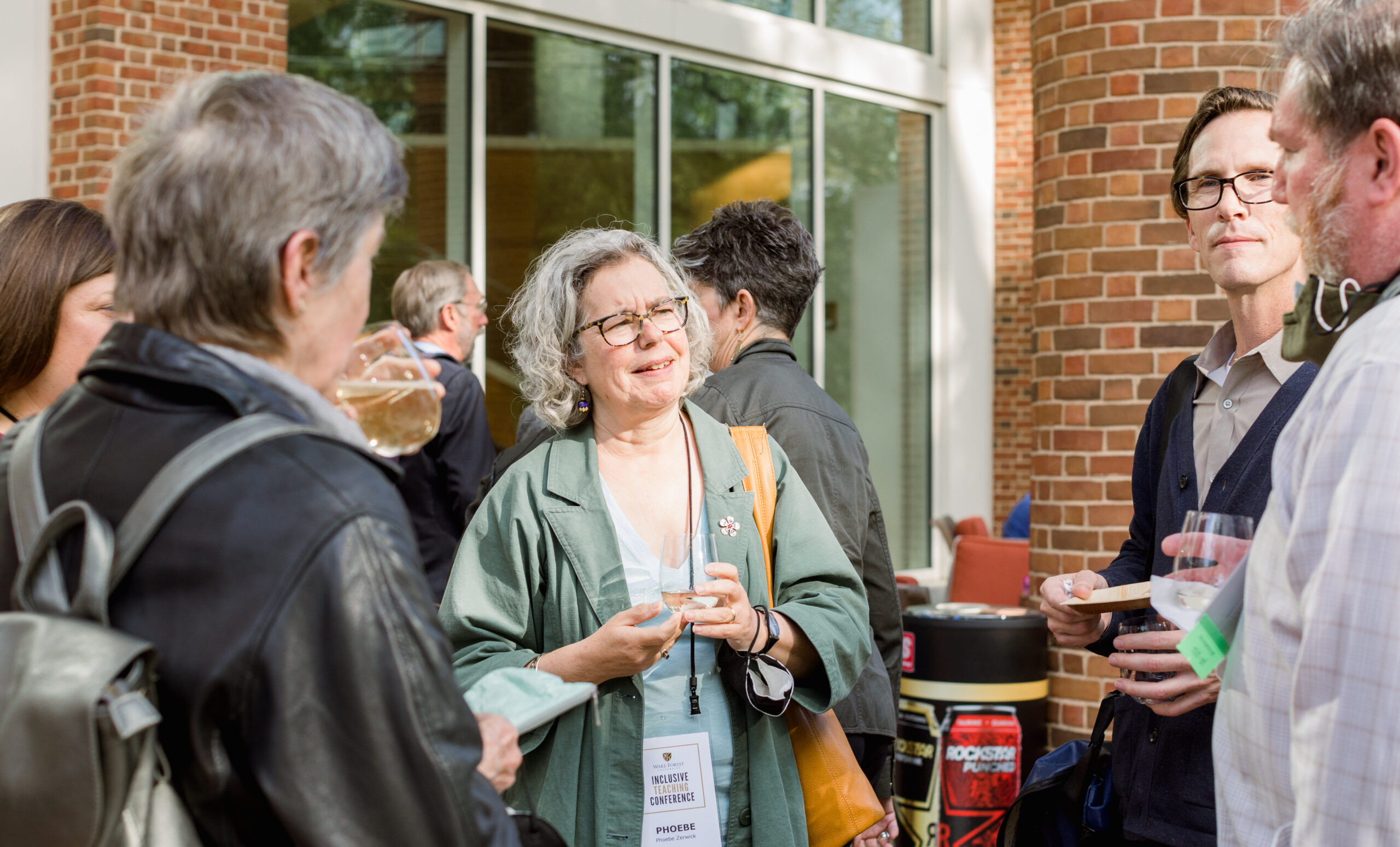 Wake Forest University holds teaching conference reception in Farrell Hall, April 21st 2022.