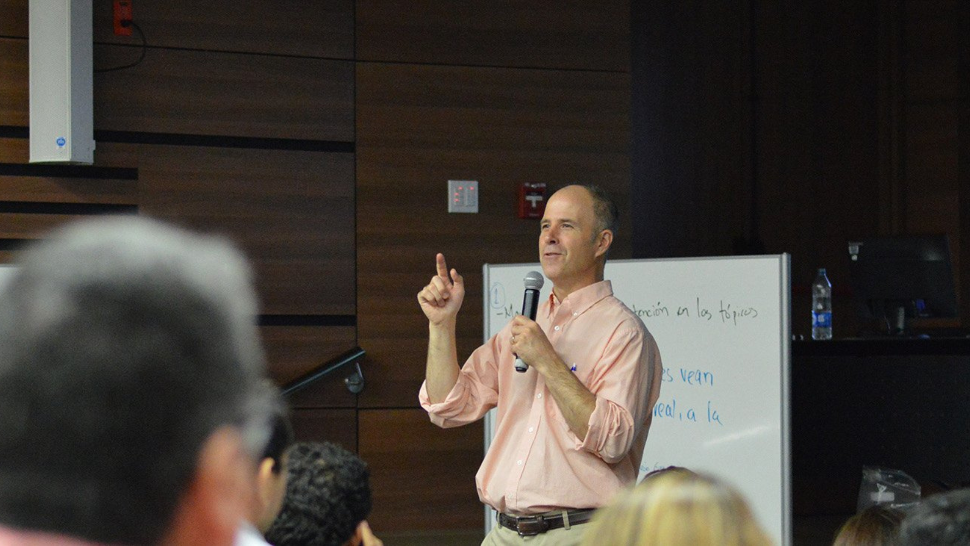 Jim Lang giving a talk.