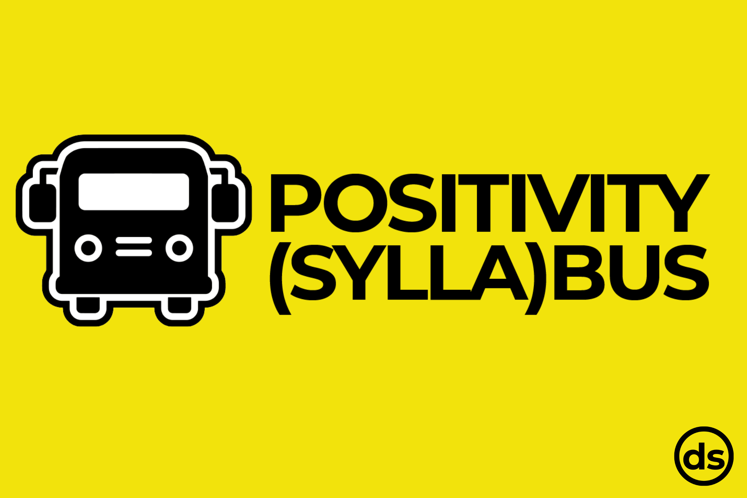 Bus icon. Positivity (Sylla)bus
