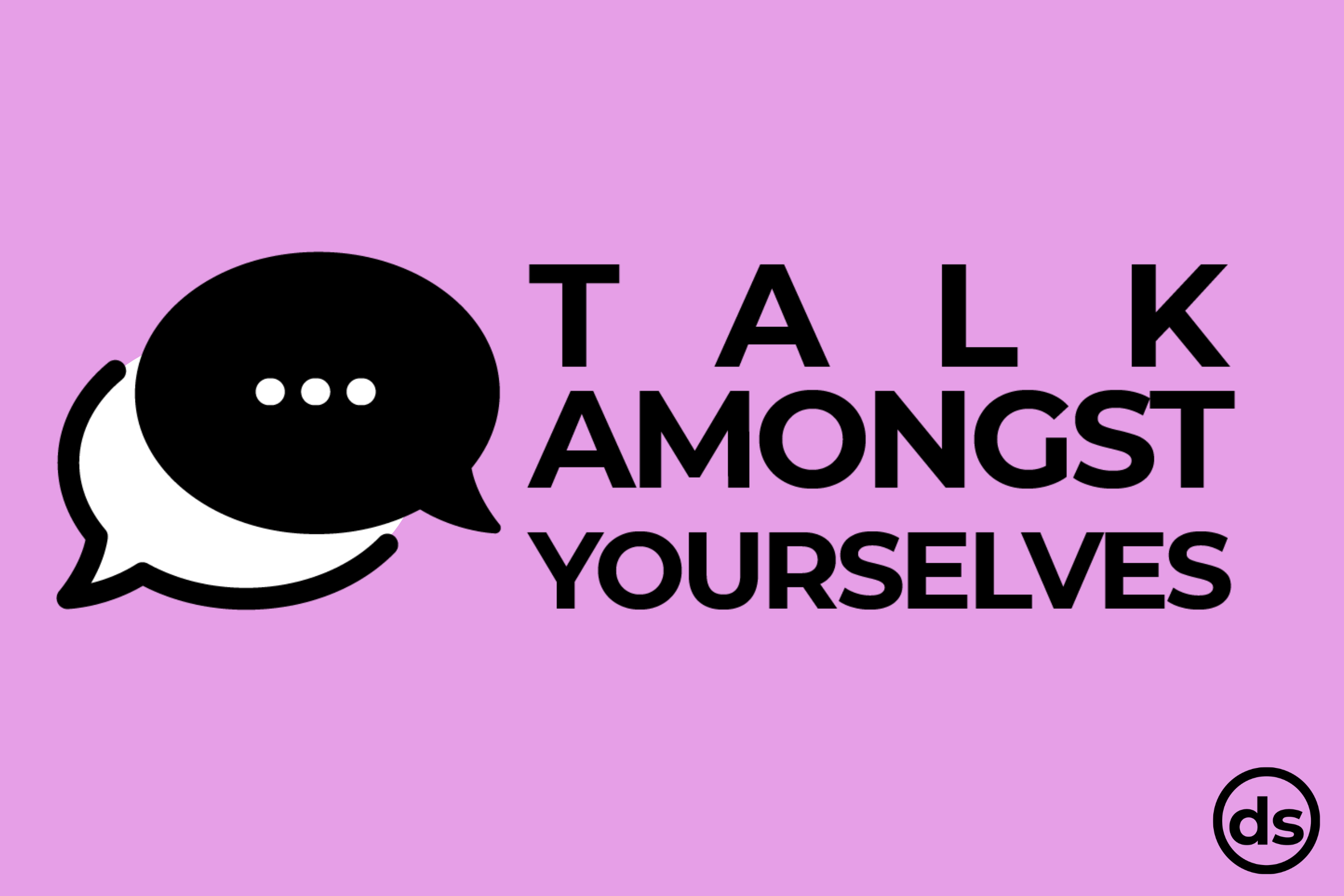 Message icon. Talk amongst yourselves.