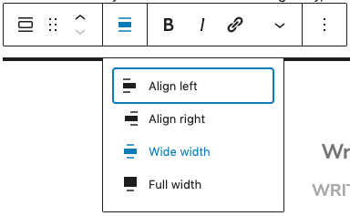 block widths