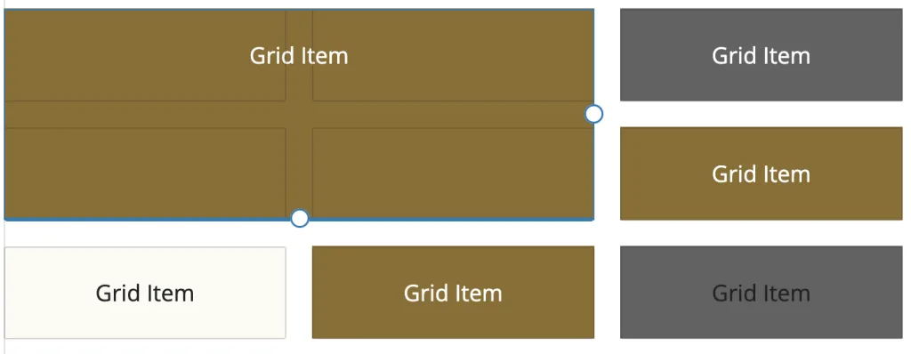 This image demonstrates how clicking an individual cell allows the sizing options to appear.