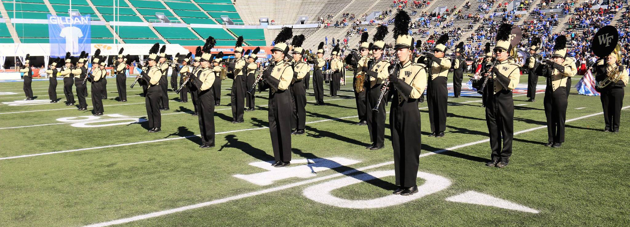 wake forest university athletic bands the spirit of the old gold marching bands