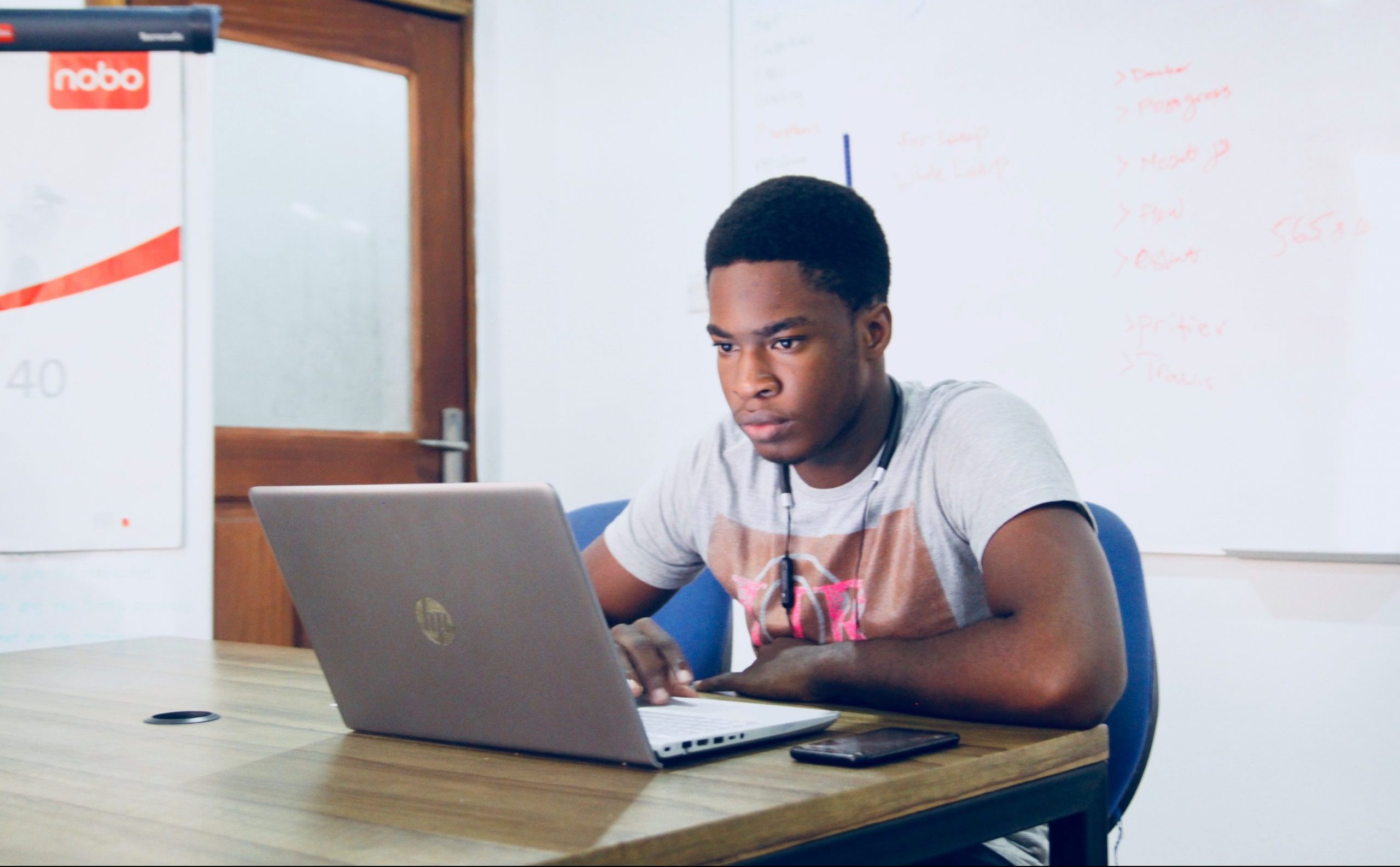 Image of Student Working at Computer