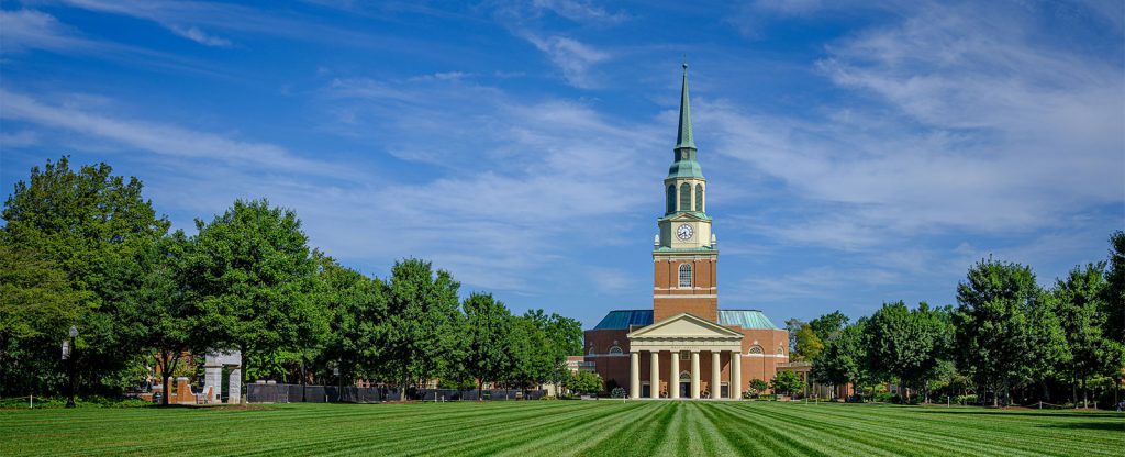 Wait Chapel as seen from Hearn Plaza.