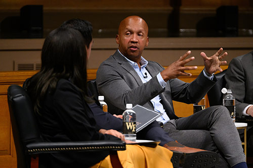 Lawyer, bestselling author and social justice advocate Bryan Stevenson joins the Face to Face Speaker Forum for a student-led conversation at Wait Chapel.