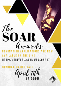 2016-17 SOAR Awards nominations