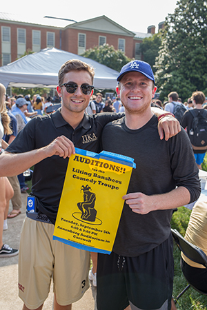 Lilting Banshees at the WFU Fall Student Involvement Fair