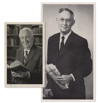 Dr. Polk and Ed Wilson