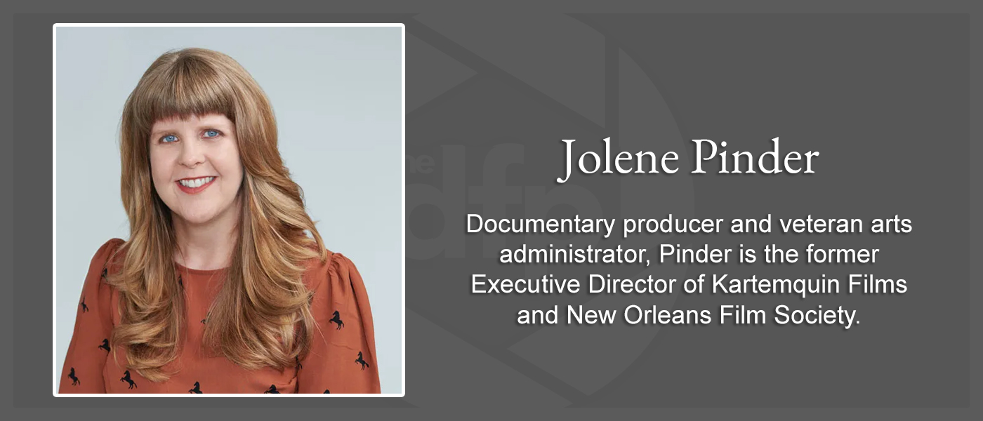 Documentary producer and arts administrator Jolene Pinder.