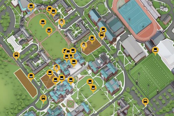 Wake Forest University Campus Map