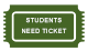 Small ticket icon indicates students will need tickets to sit outside the student section