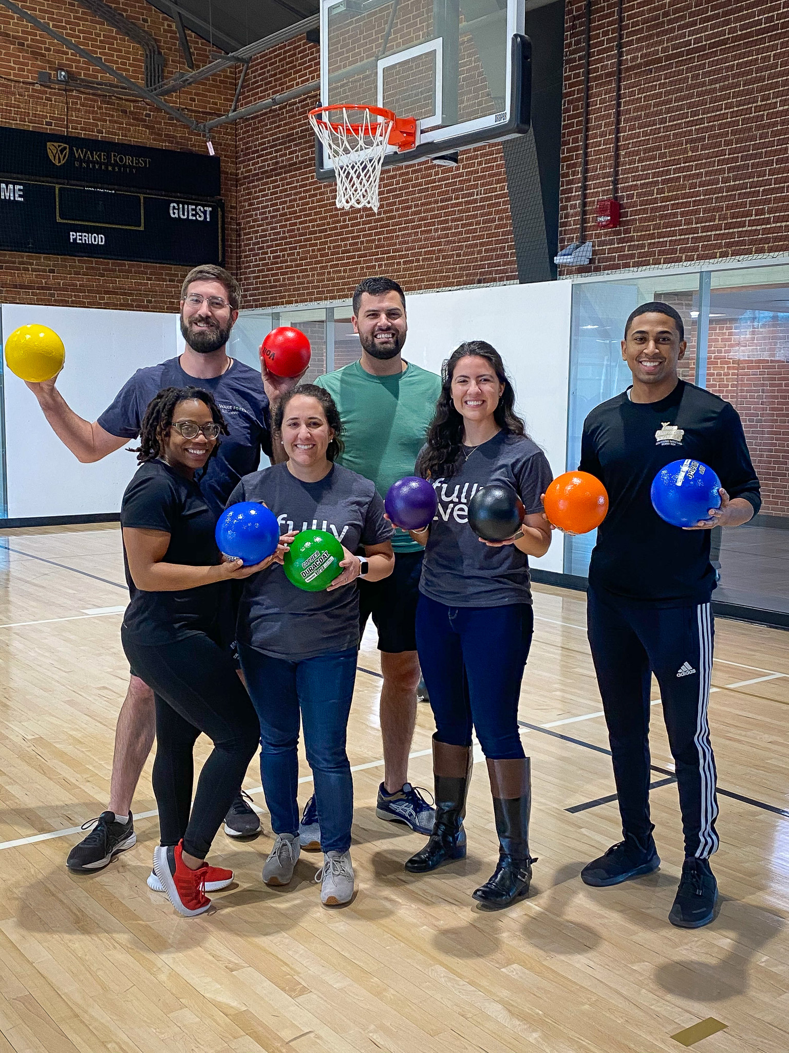 Team dodgeball event hosted by Campus Recreation