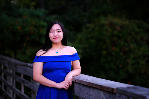 Jooye Kim sitting on bench