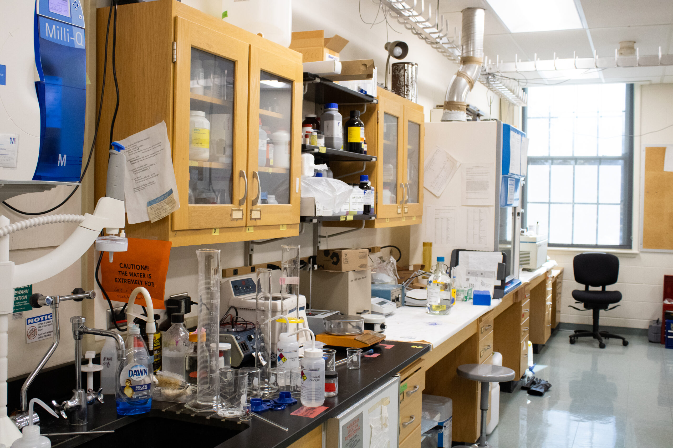 Physics labs at Wake Forest University.