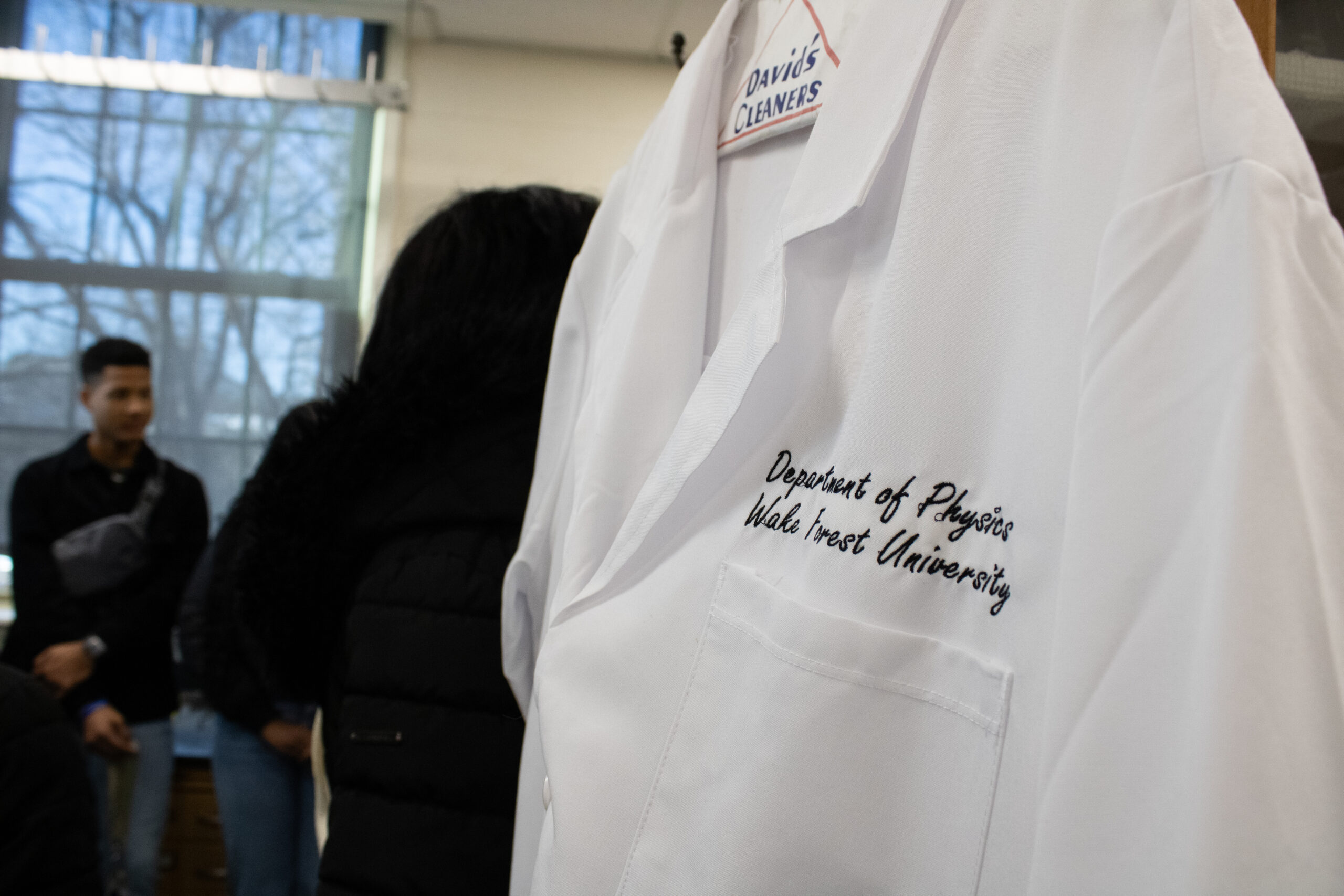 Wake Forest University Department of Physics labcoat.