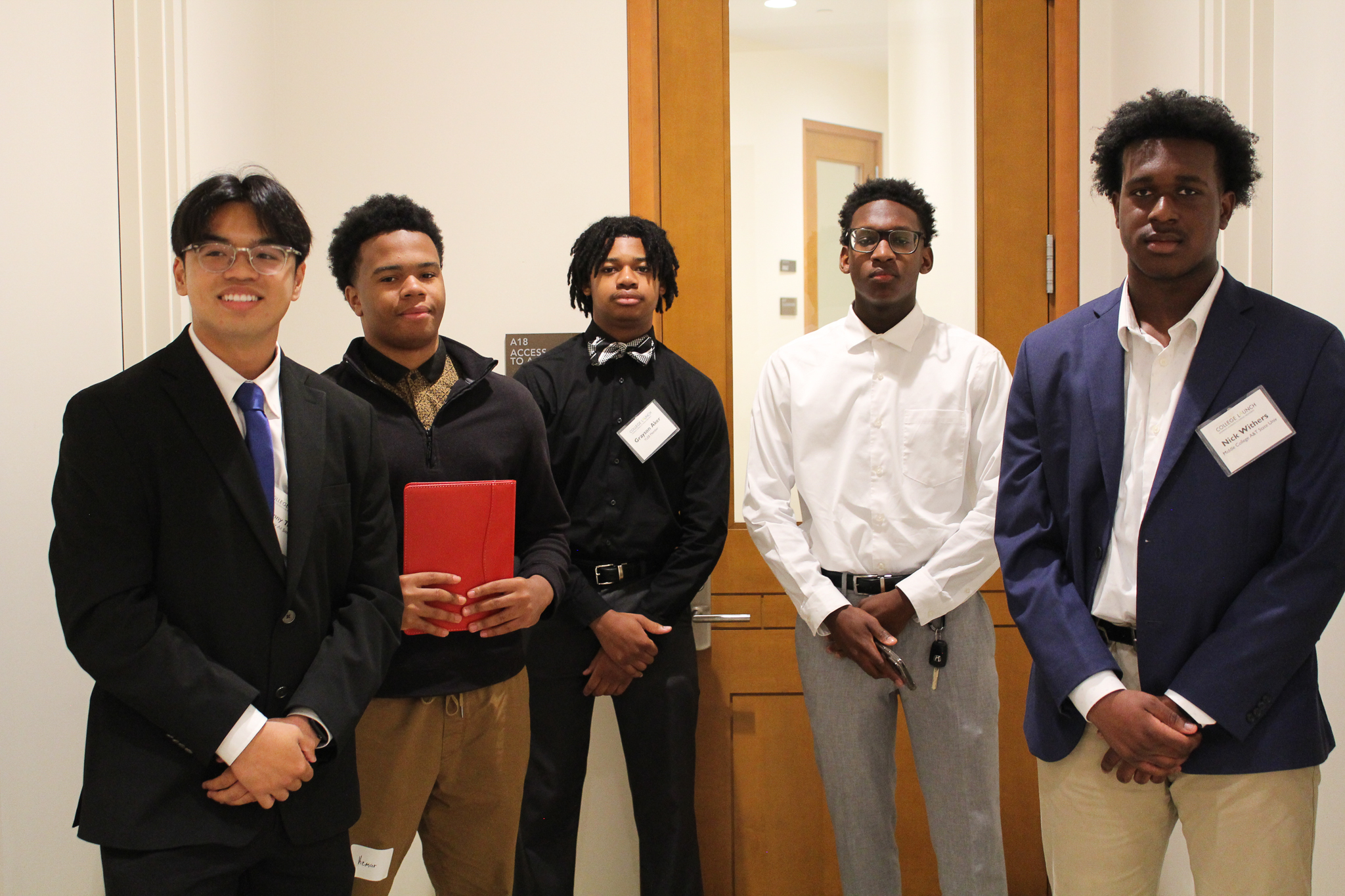 College LAUNCH Scholars completing an activity at the March Saturday Summit.