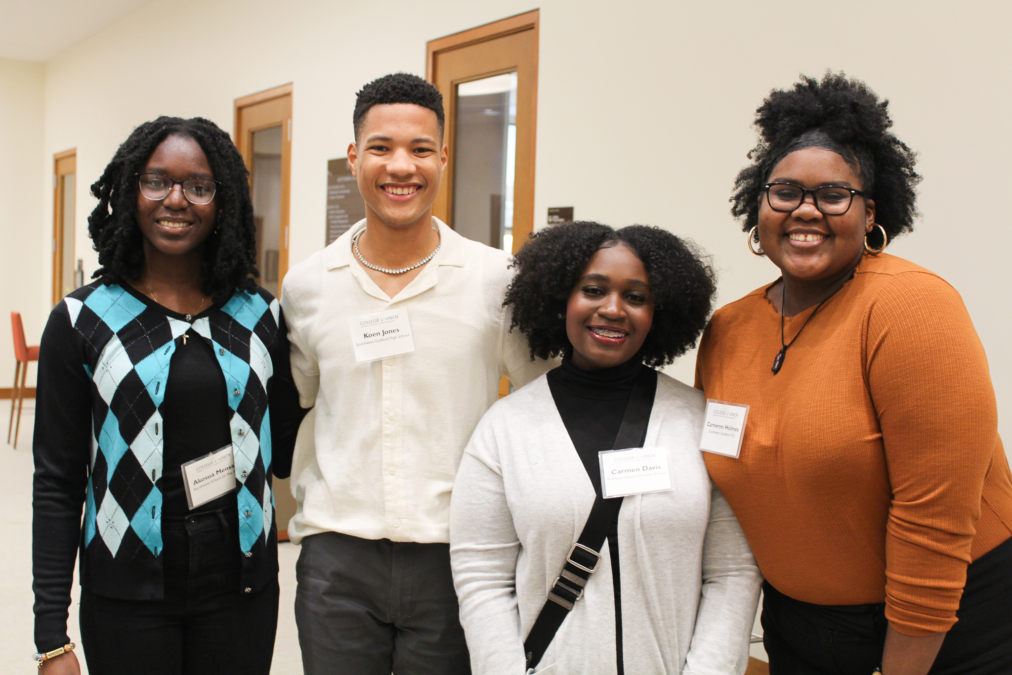 College LAUNCH Scholars completing an activity at the March Saturday Summit.