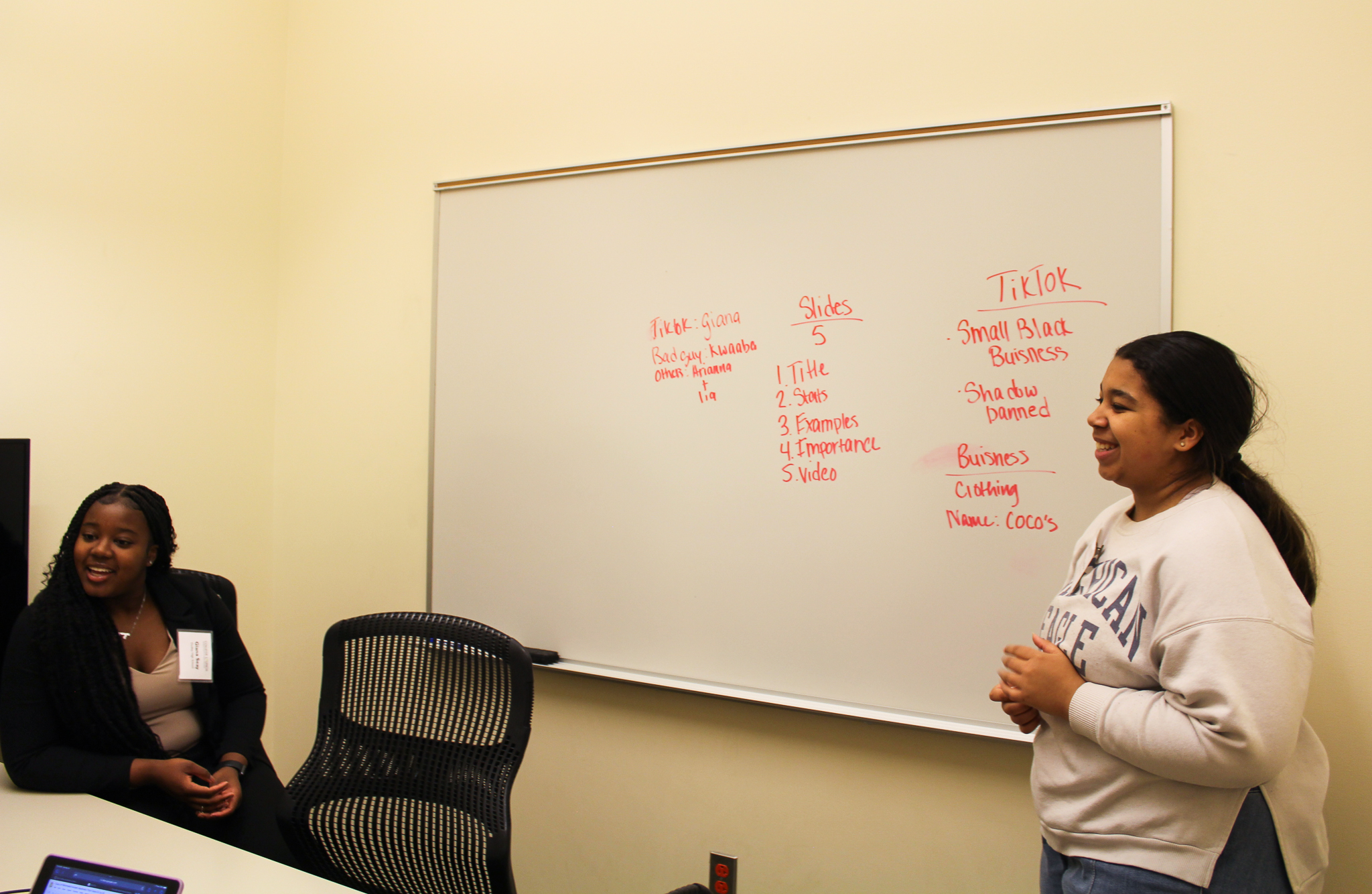 College LAUNCH Scholars completing an activity at the March Saturday Summit.