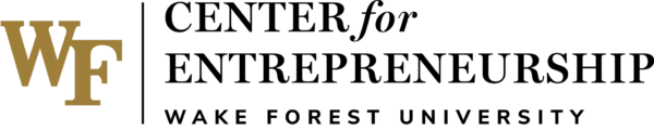 Center for Entrepreneurship logo - Wake Forrest