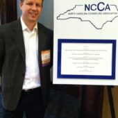 Second Year Student Brian at NCCA Annual Conference 2012 in Greensboro, NC