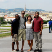 Students in Park in Vienna 2011