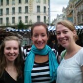 Students at the Market in Vienna 2008