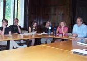 A classroom at the Flow House