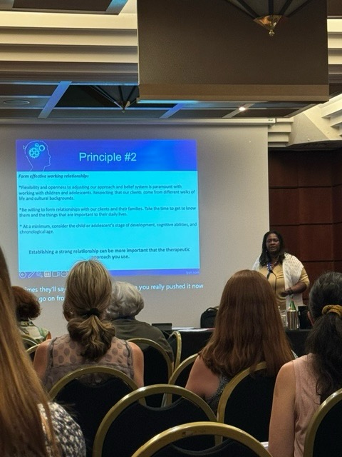 Dr. Michelle Ghoston presents  at IAC Conference in Italy - Summer 2024.