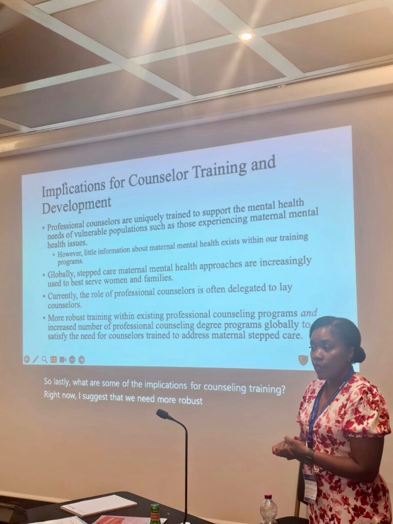 Dr. Jasmine Graham presents  at IAC Conference in Italy - Summer 2024.