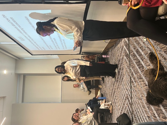 Dr. Tameka Grimes, Dr. Michelle Ghoston, and two WFU Counseling Graduate Students present at NCCA Conference 2026.