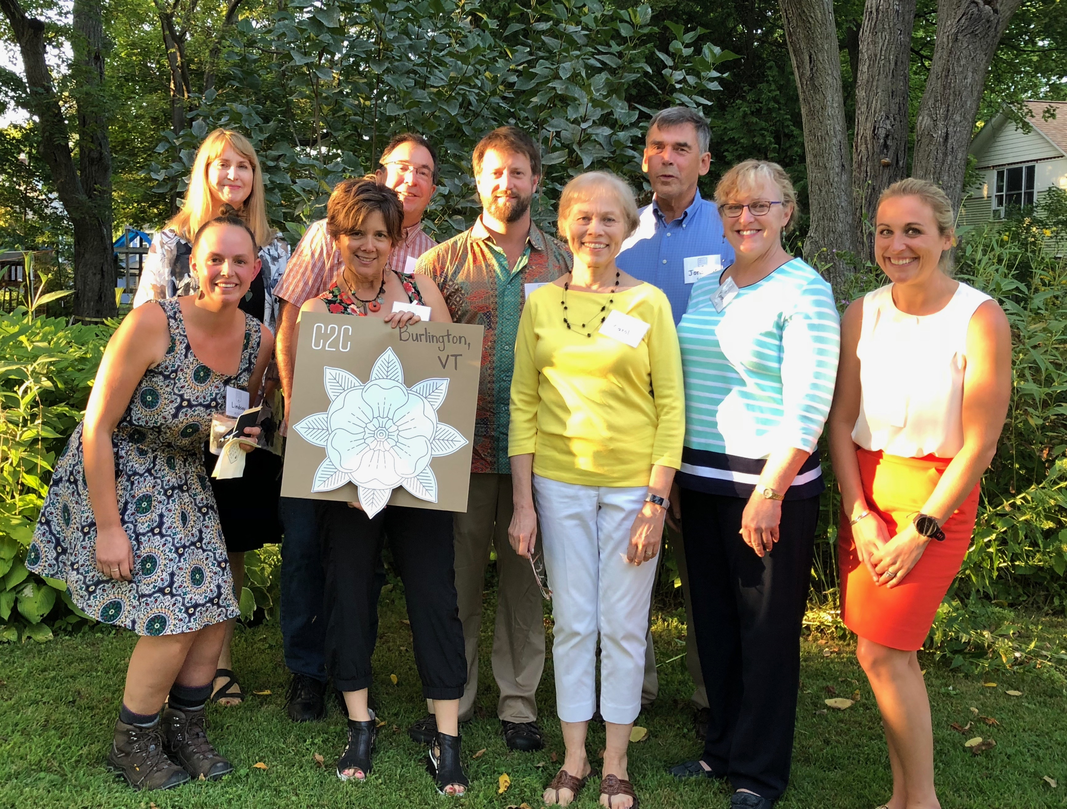Group photo from the Call to Conversation in Burlington, VT on September 7, 2018