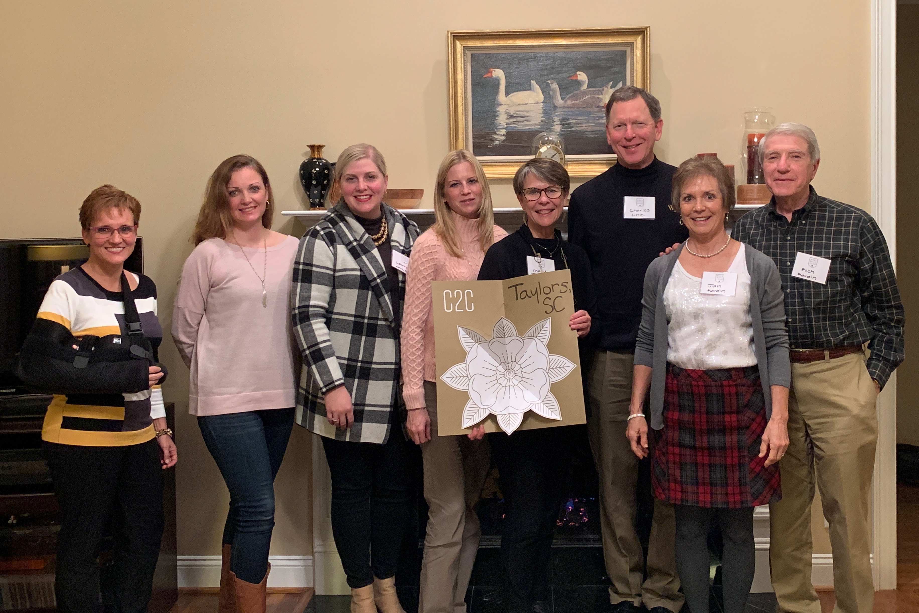 Group photo from the Taylors, SC C2C on November 12, 2018