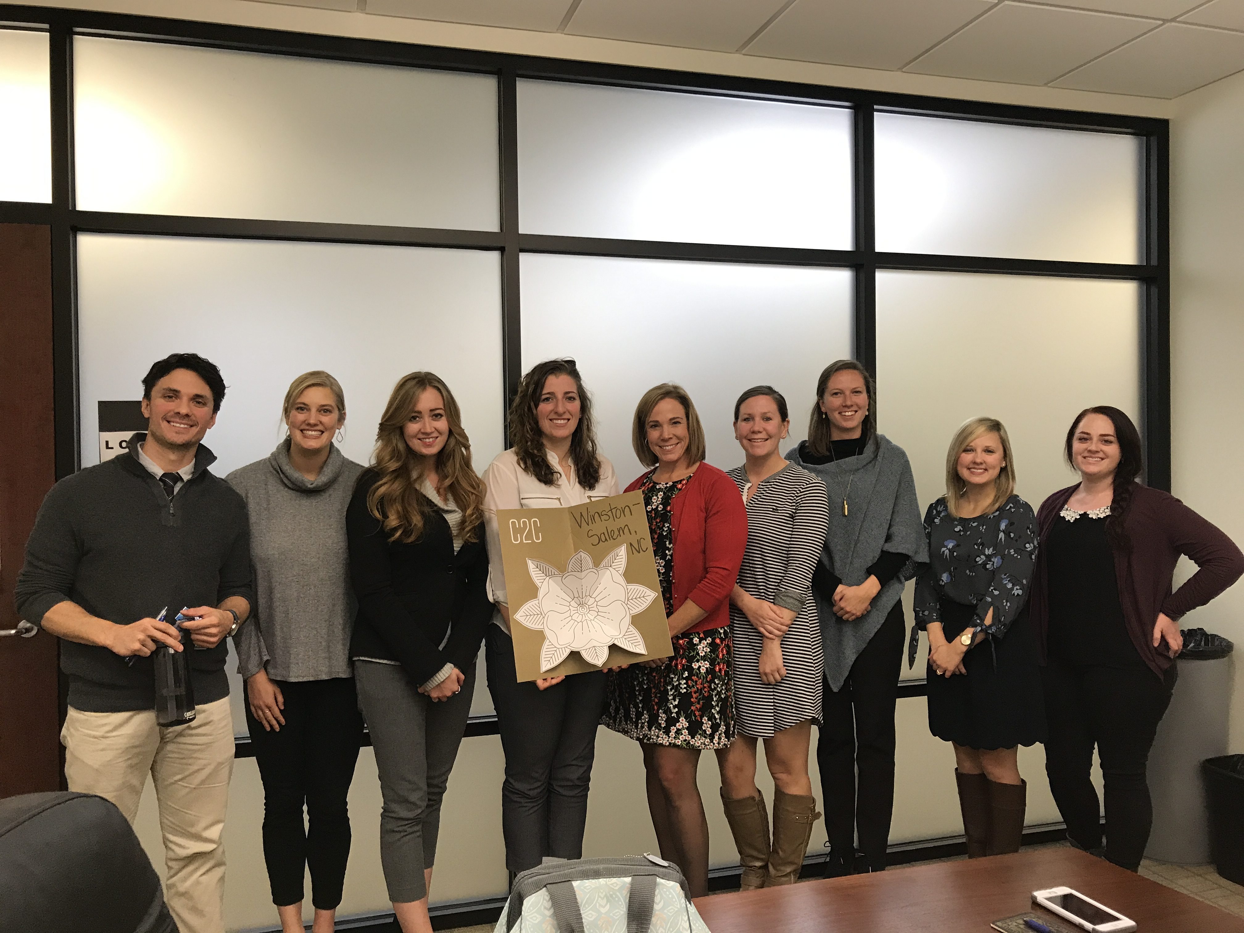 Group photo from the C2C in Winston-Salem, NC on November 14, 2018
