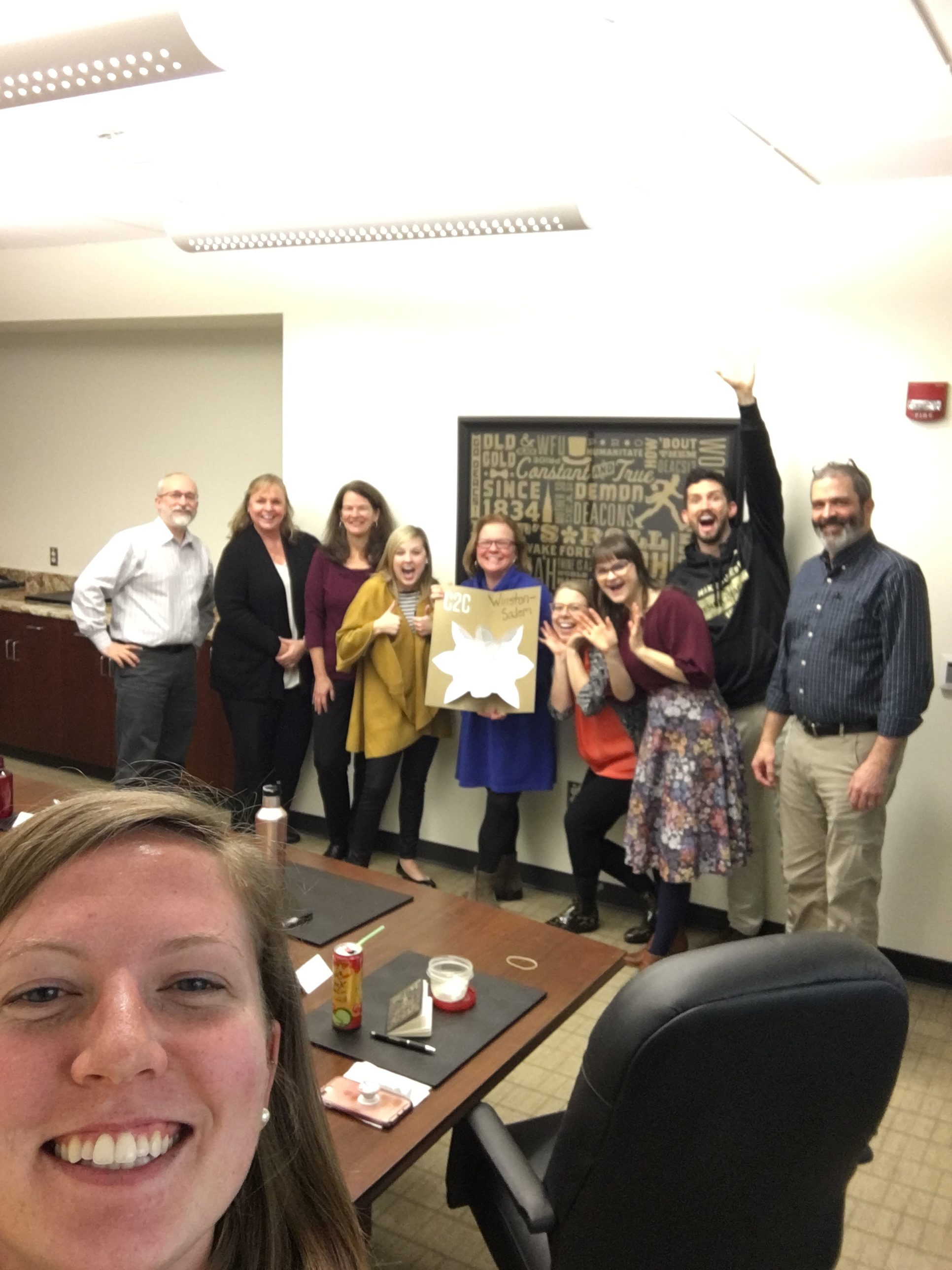 Group photo from the C2C in Alumni Hall on January 24, 2019