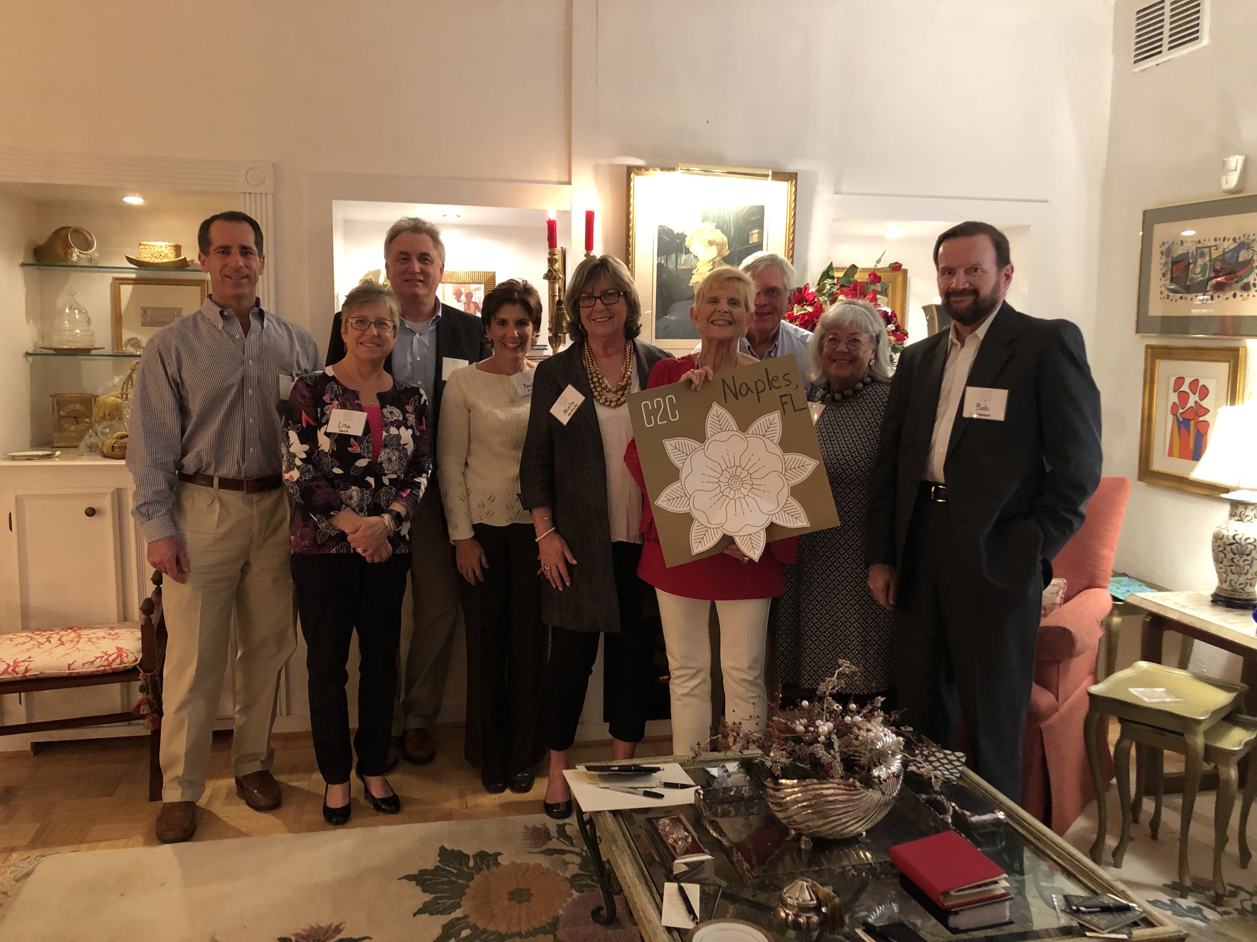 Group photo from the Call to Conversation in Naples, FL on January 28, 2019