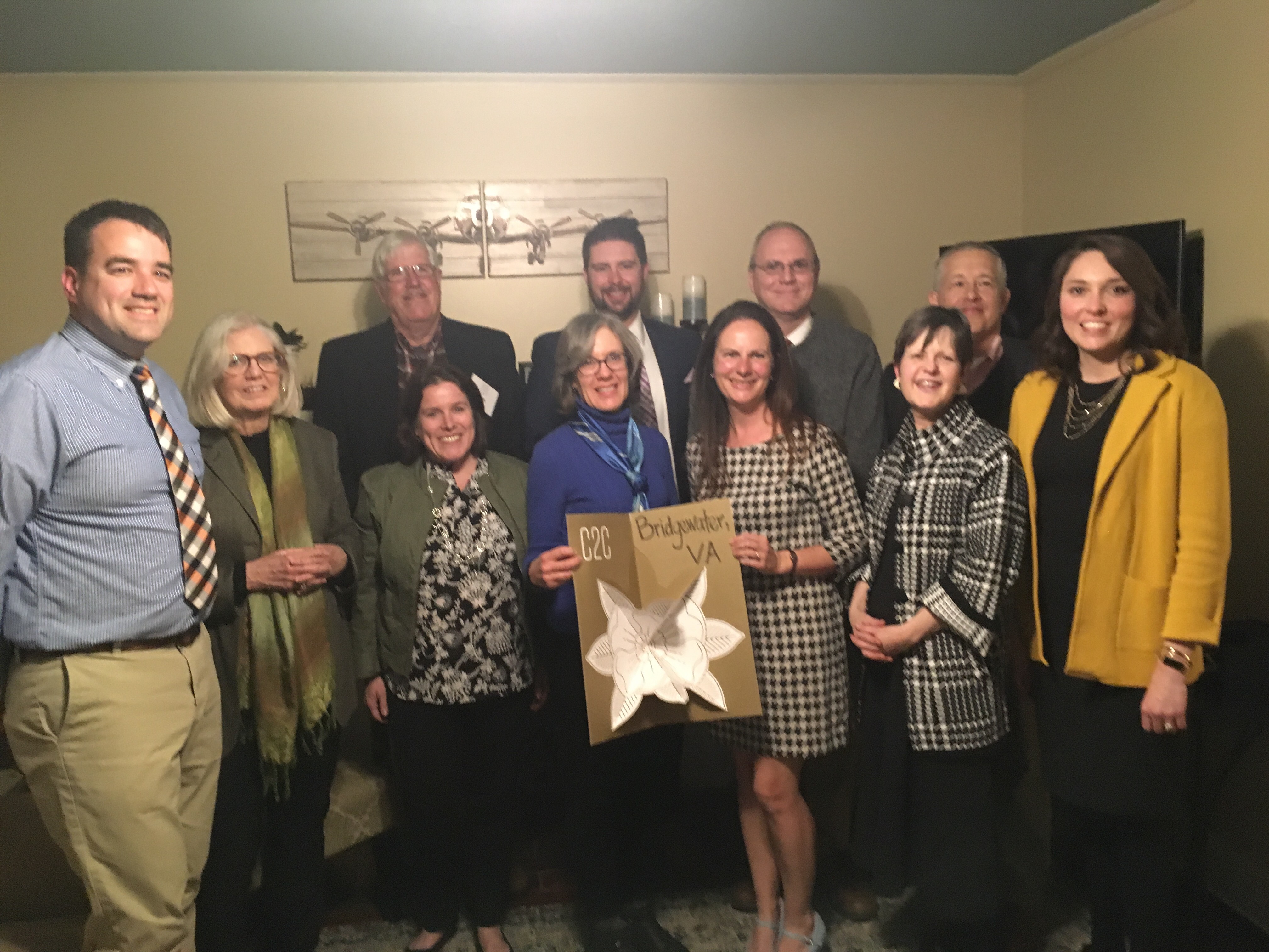 Group photo from the C2C in Bridgewater, VA on April 2, 2019