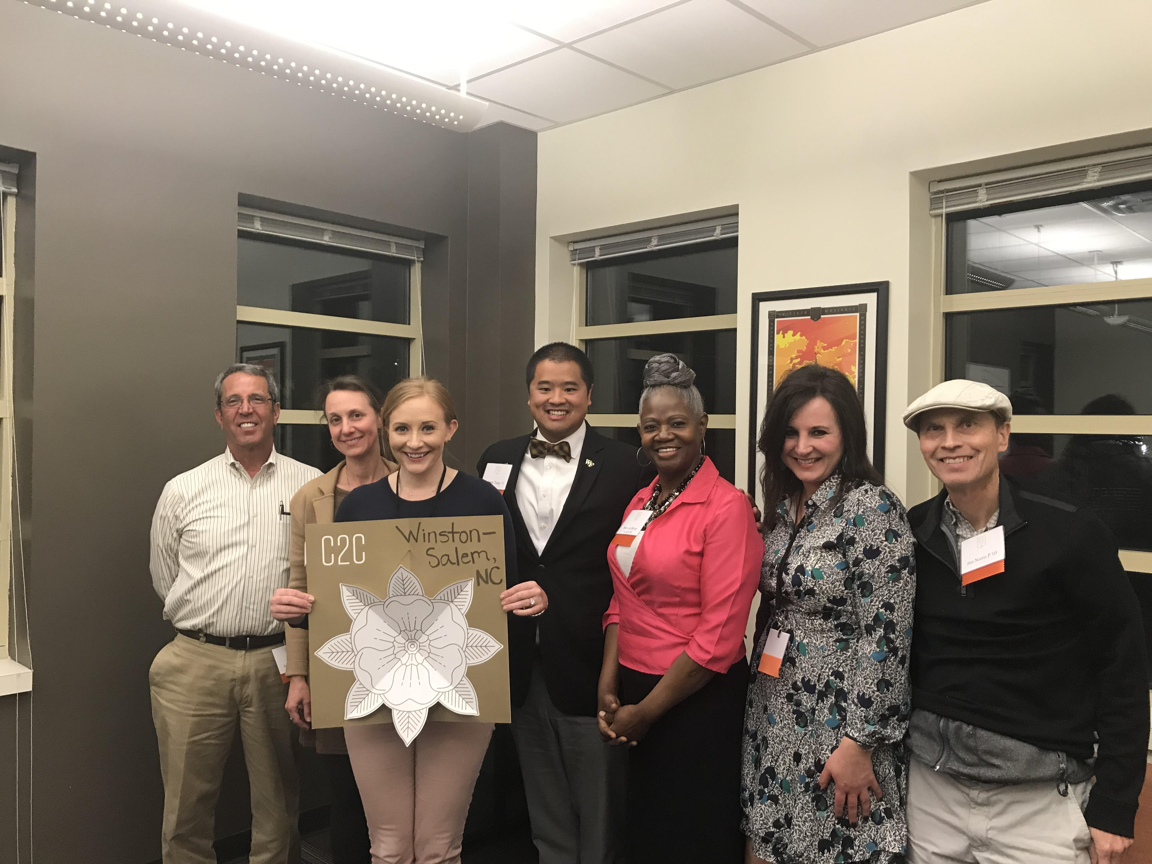 Group 1 photo from the C2C in Alumni Hall on April 3