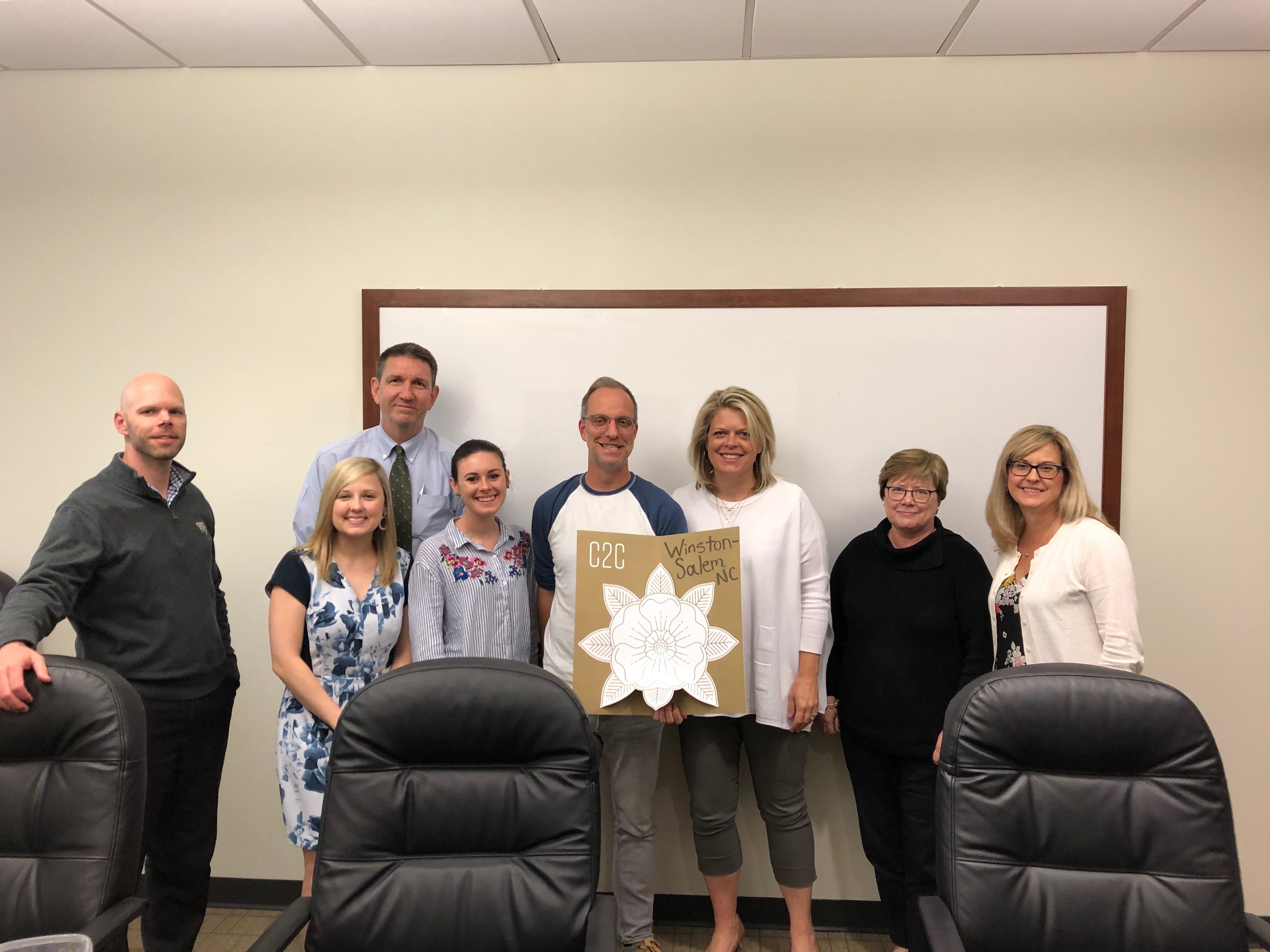 Group photo from the C2C in Alumni Hall on April 16, 2019