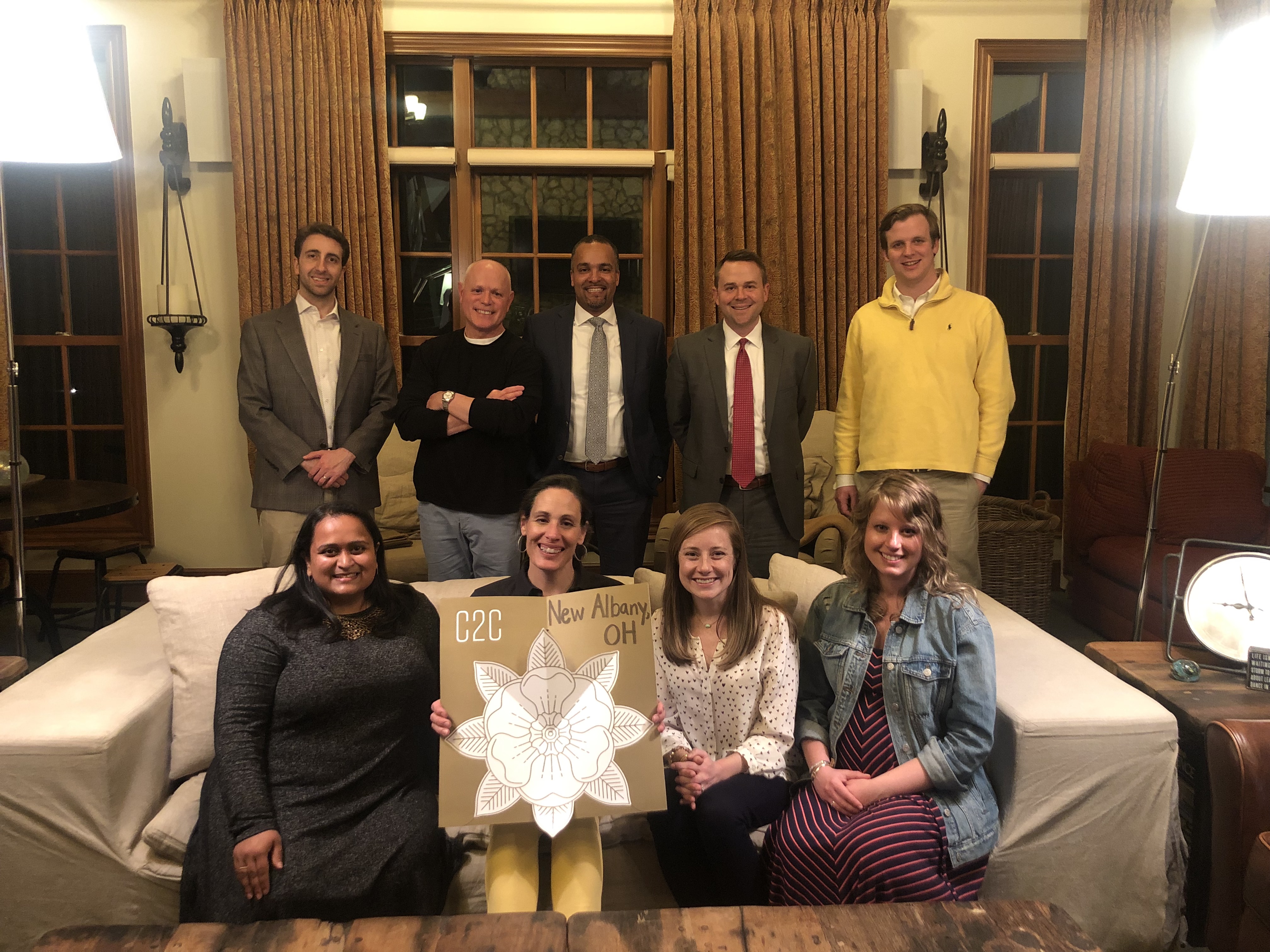 Group photo from the C2C in New Albany, OH on April 17, 2019