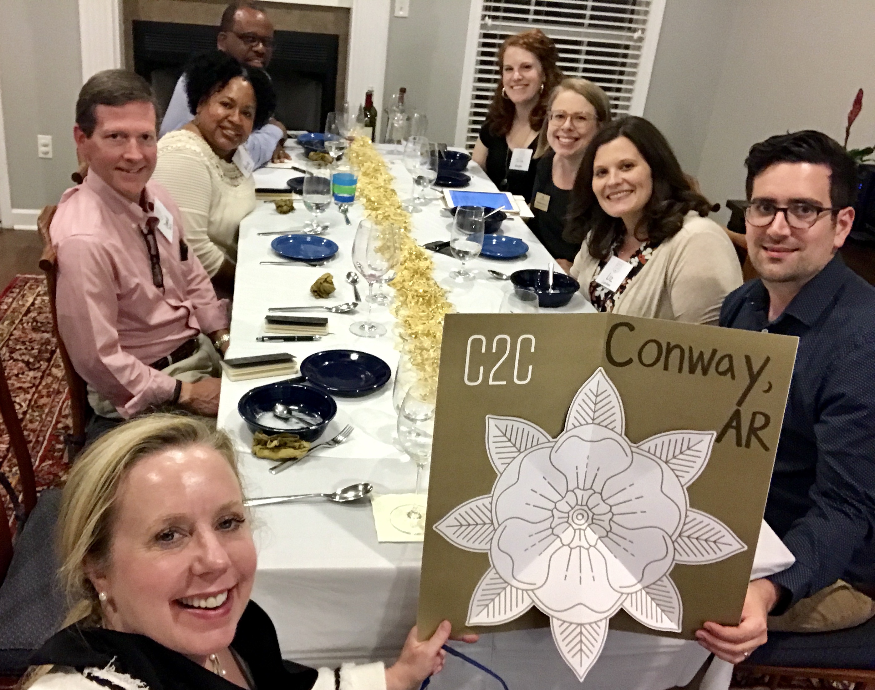 Group photo from the Call to Conversation in Conway, AR on April 30, 2019