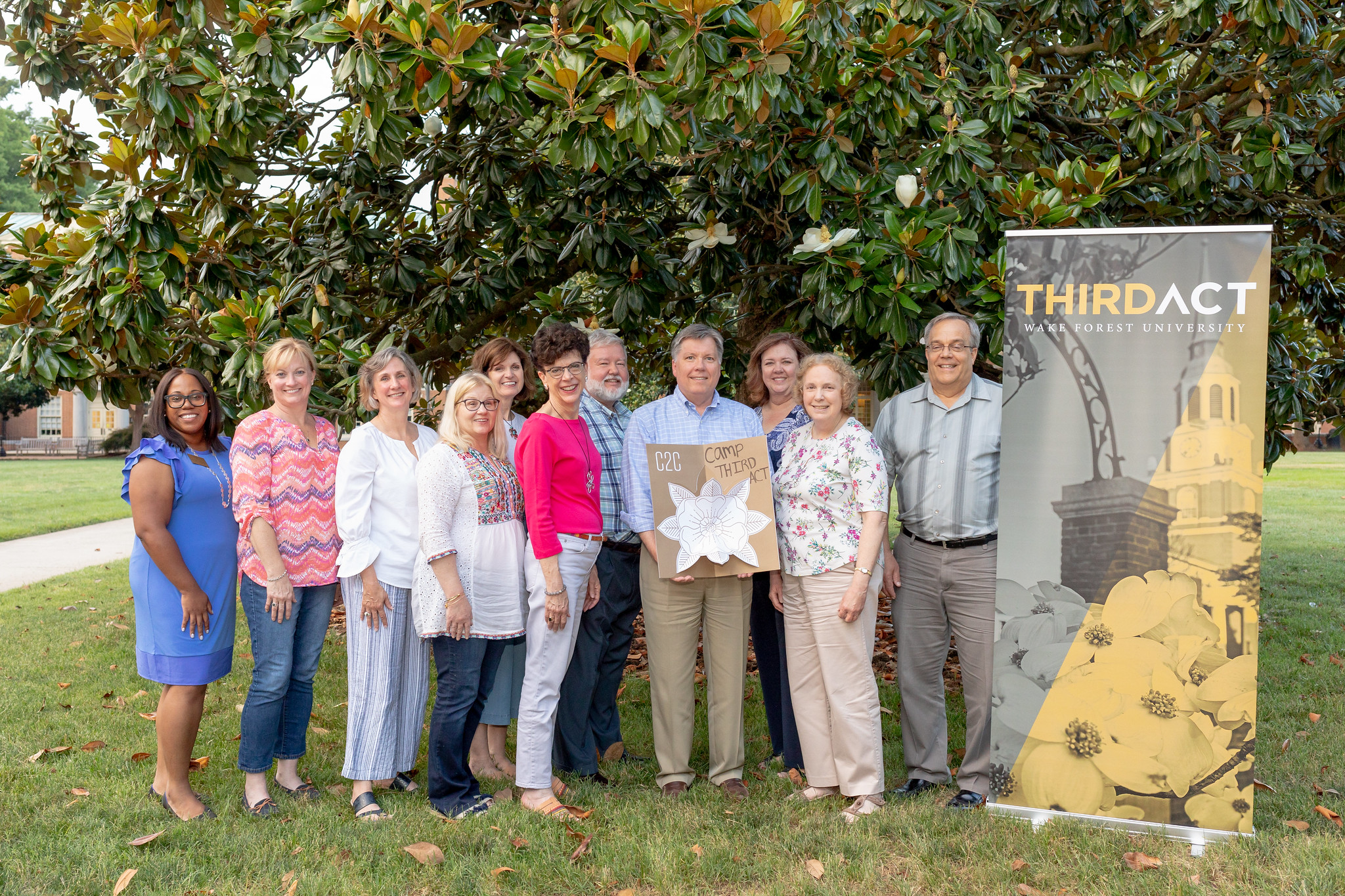 Group photo from Camp Third Act 2019 - group 2 