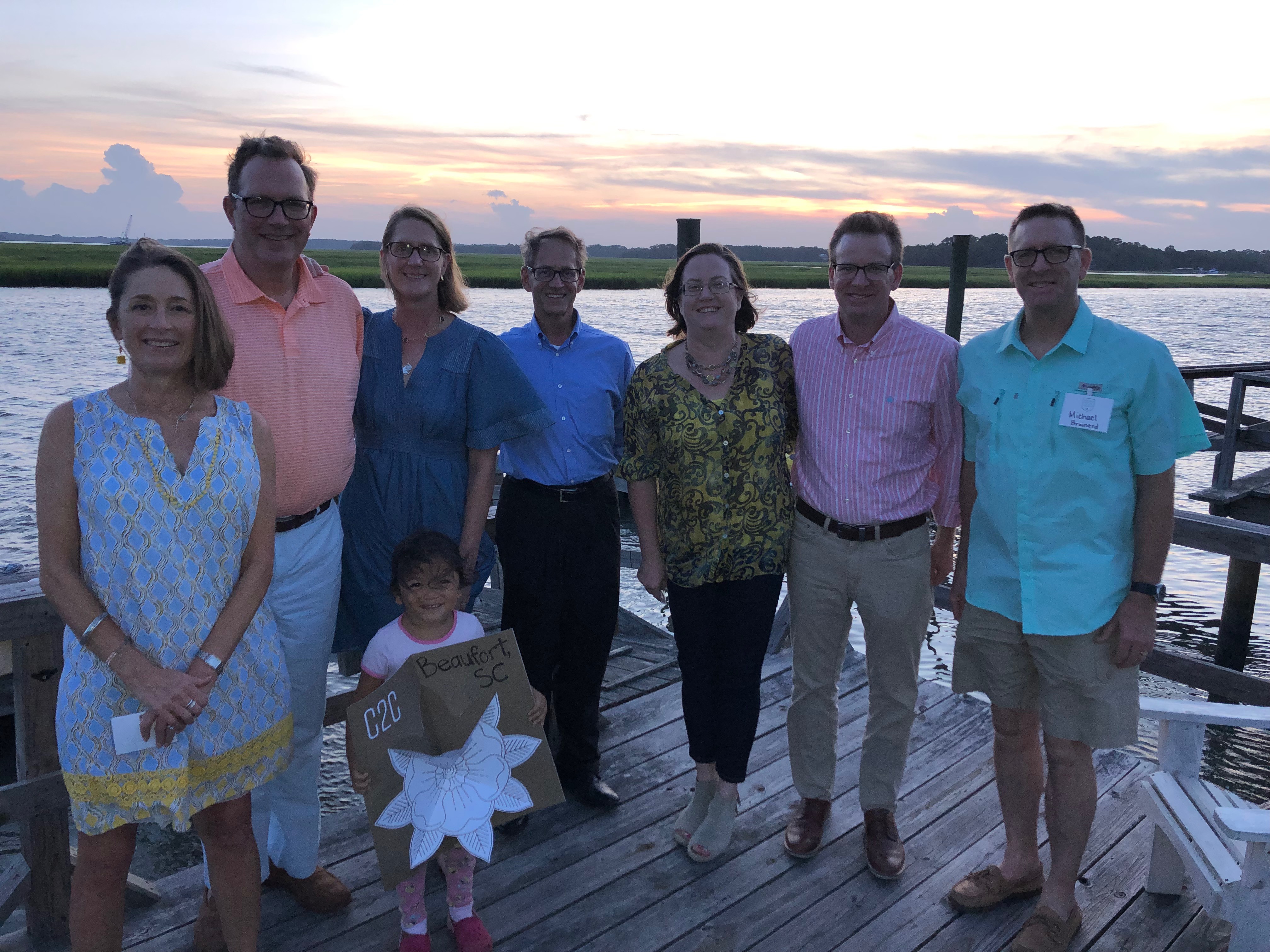 Group photo from the C2C in Beaufort, SC on July 11, 2019